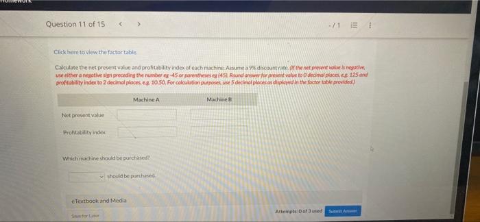 Corp. is considering purchasing one of two new diagnostic machines. Either machine
