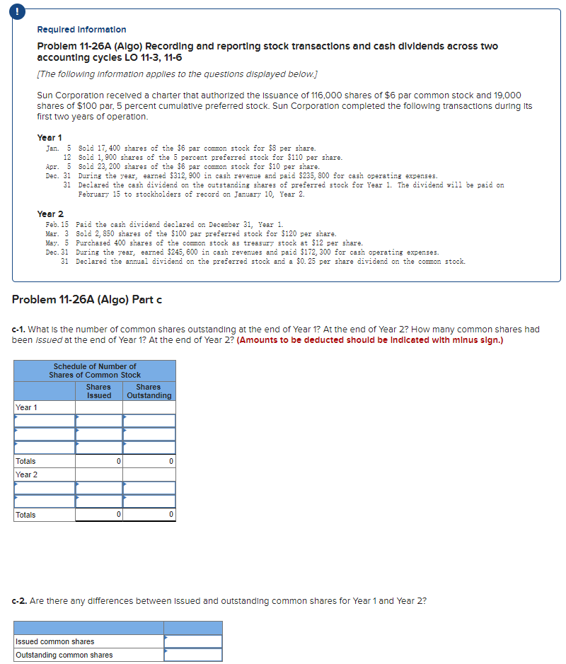 transactions and cash dividends across two accounting cycles LO 11-3, 11-6 [The