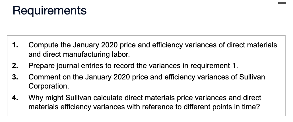 icon to view the standards.) The number of finished units budgeted for
