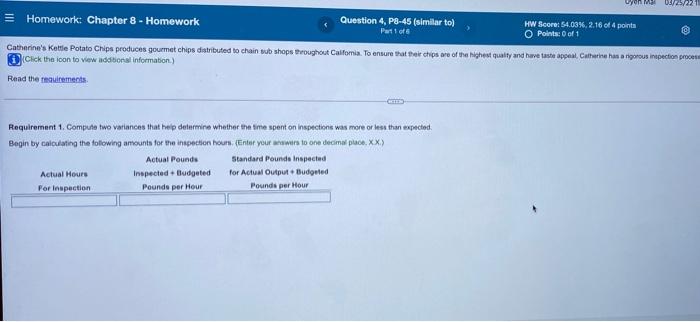  yon me 03/25/22 = Homework: Chapter 8 - Homework Question 4,