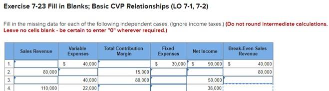 Please provide an Excel Spreadsheet with the formulations for each step