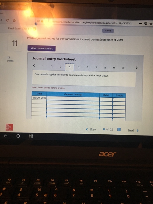 that will be used to visit clients: 1asued Check 1001 for $13,200