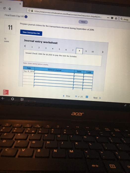 for Invoice 9823 30 Withdrew 1, 700 in cash for personal expenses.