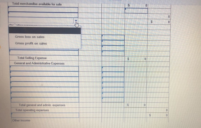 420 Dr. 570 Dr. 440 Dr. Prepare a classified income statement for