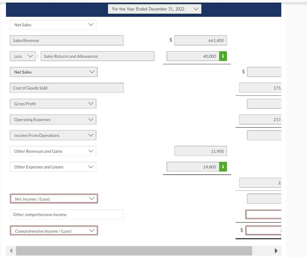 information is available for Concord Corporation for the year ended December 31,
