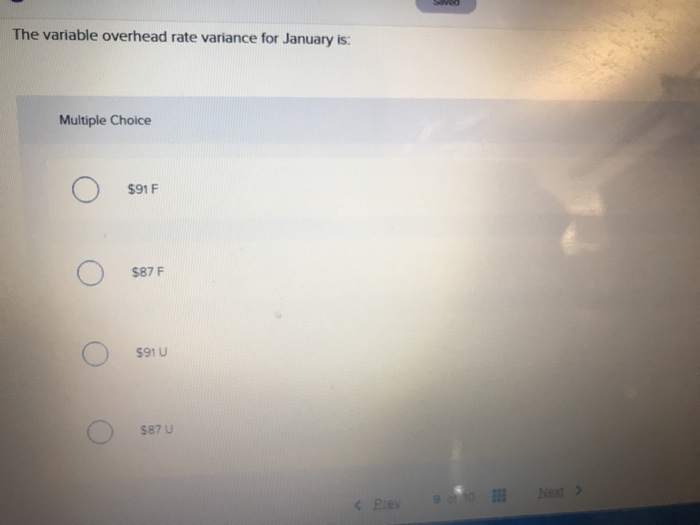 on direct labor-hours. The quantity standard is 01 hours per unit. The