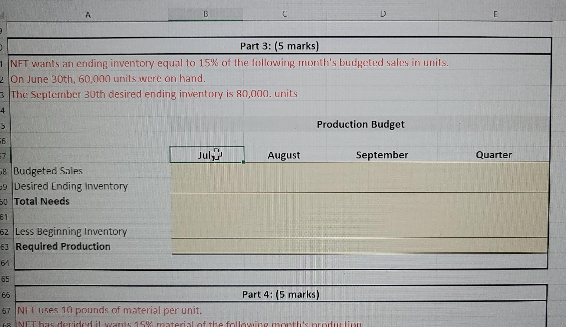  plz help in 3 part only A B D E Part