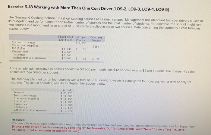 Anyone can help me solve this please? Exercise 9-18 Working with