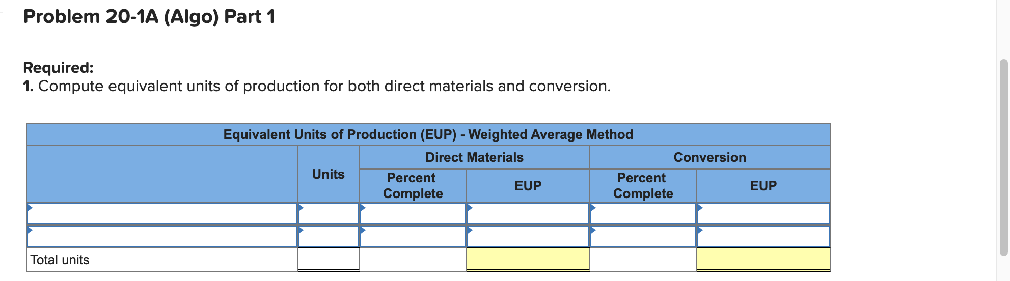 to products LO P1 [The following information applies to the questions displayed