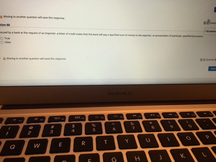 oligopoly. True False > Moving to another question will save this response.
