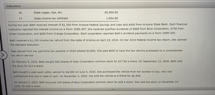 2020 tax year. Beth R. Jordan lives at 2322 Skyview Road, Mesa,