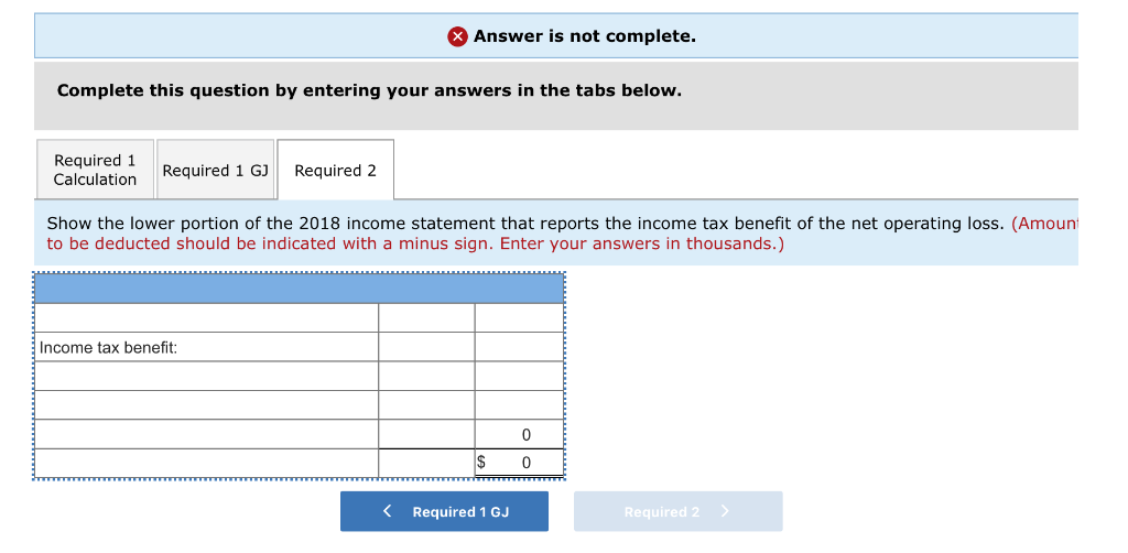 Answer is not complete. Complete this question by entering your answers