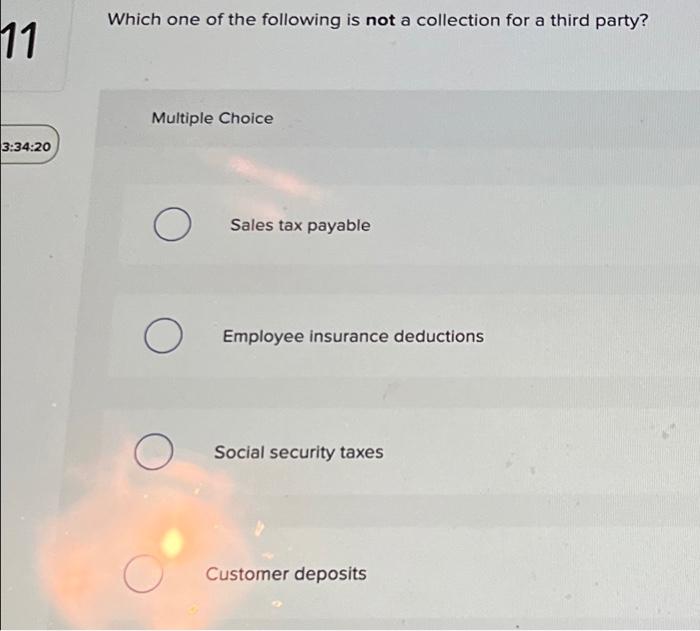  Which one of the following is not a collection for a