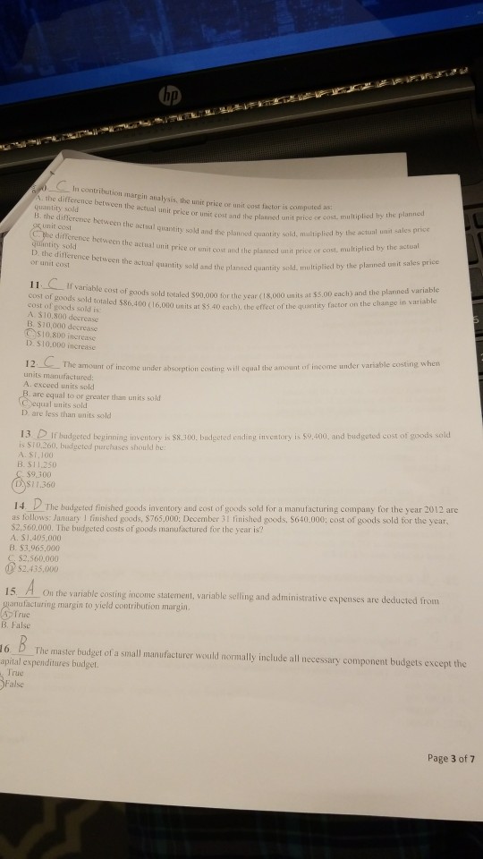  checking if these are correct or not n margin analysis, the