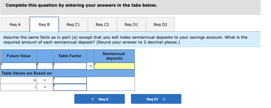 case as either (a) a present or a future value and (b)