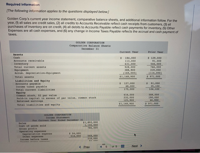  i need help solving this problem!! Required information [The following information