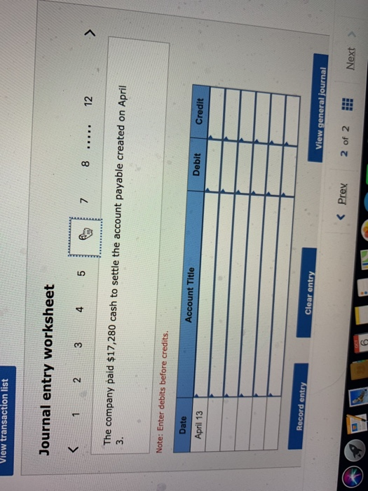 in office supplies. Payment is doe within 10 days. 6 The company