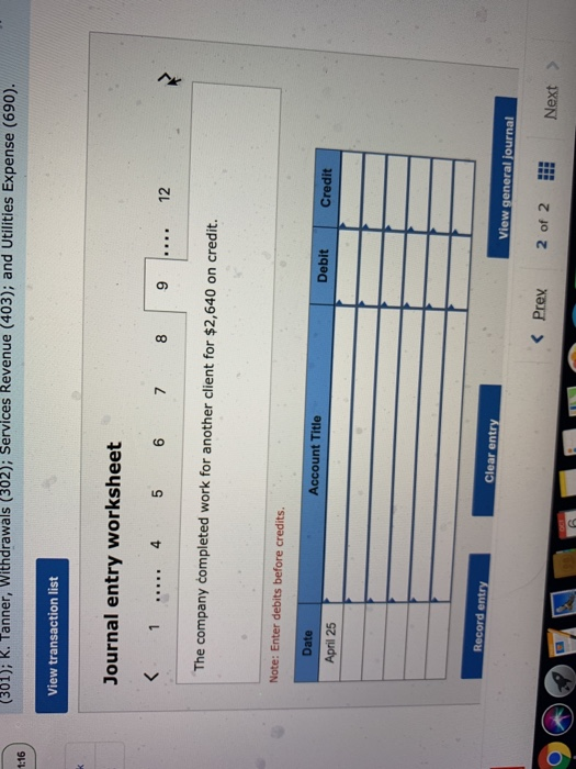30 days. 13 The company paid $17,280 cash to settle the account