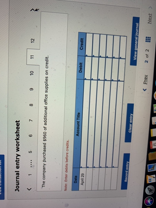 the premium on a 12-month insurance policy. Hint: Debit Prepaid Insurance for