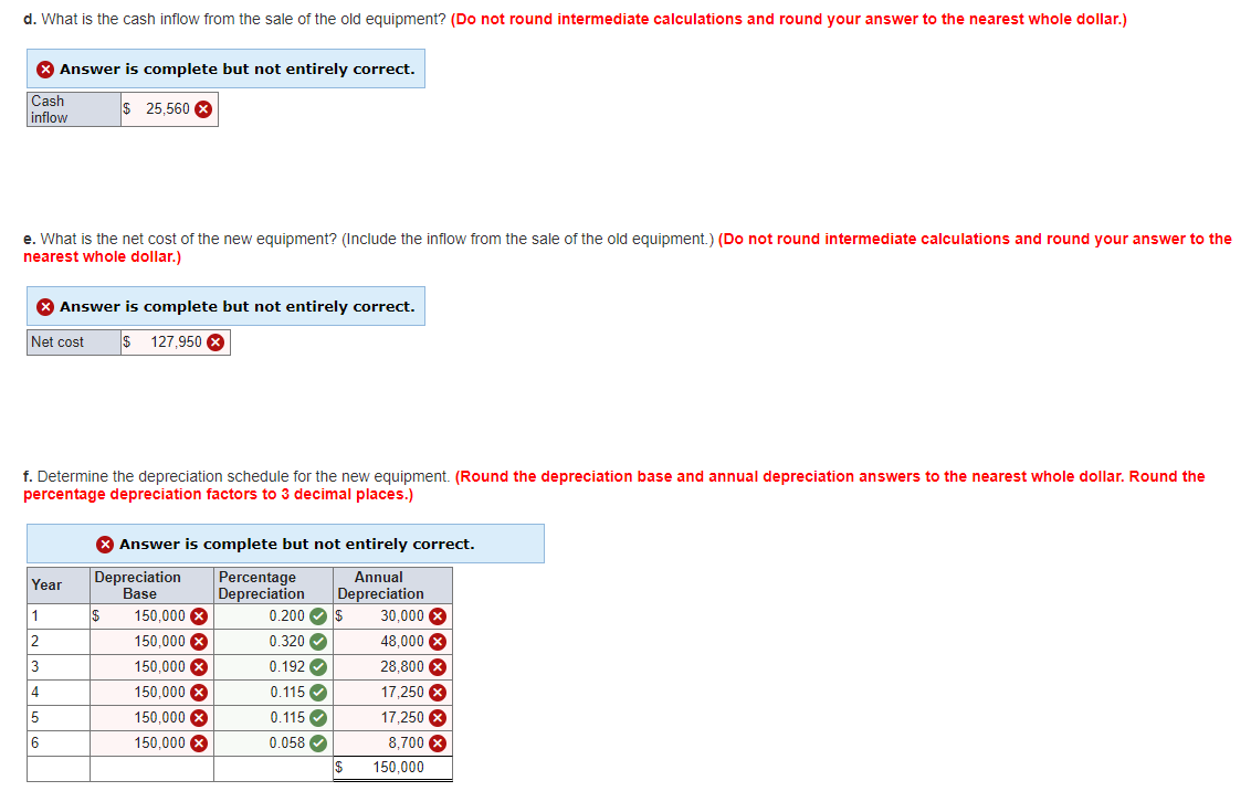 ago for $58,000. The equipment falls into the five-year category for MACRS