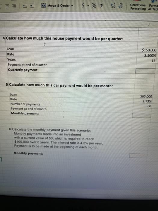 this house payment would be per month: 6 Loan Rate Years #