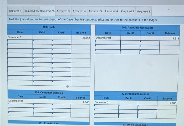  Required 1 Required 2A Required 2B Required 3 Required 4 Required