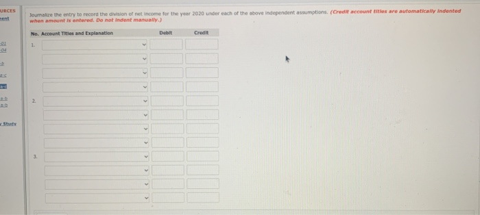 accounts show the following Partner Drawings Capital Art Niensted $23,200 $46,700 Greg