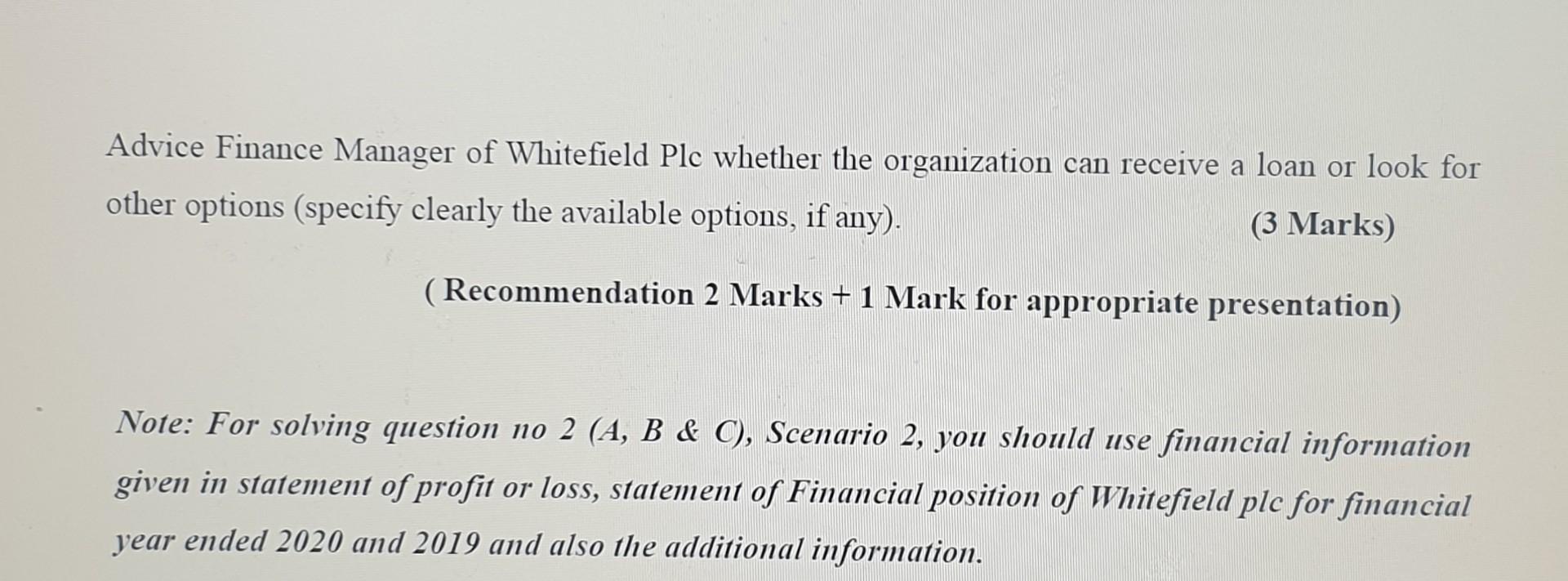 performance for the last two years. The summarized statements of profit or