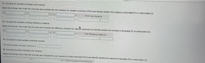 13,410 DLHO $6,705 $0.60 per DLHO Actual cost of variable overhead Fixed