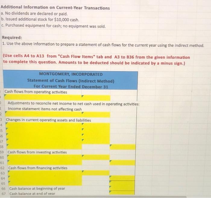 Year Assets Cash Accounts receivable, net Inventory Total current assets Equipment Accumulated