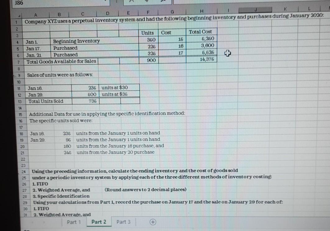 J86 4 A B C D E G H L Company
