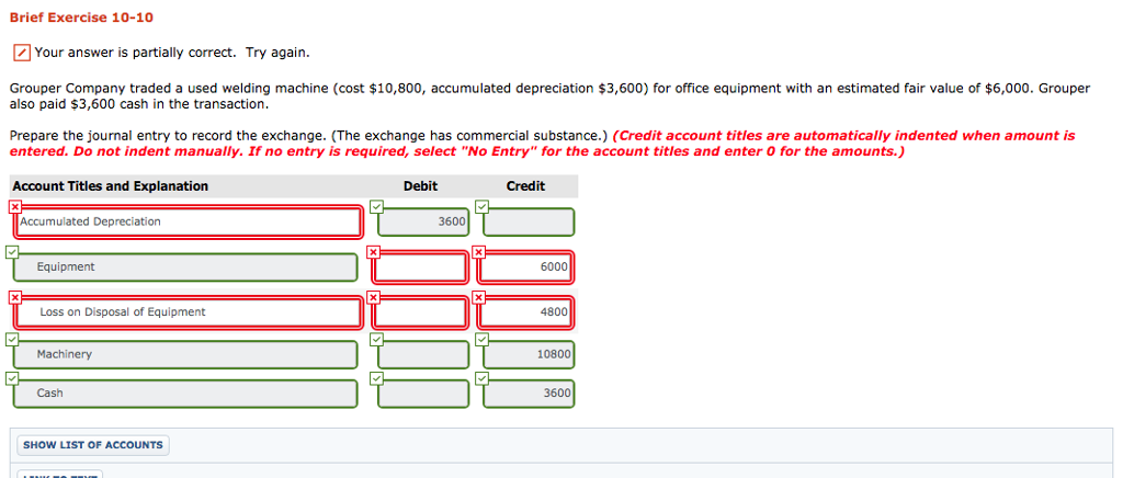 depreciation $24,120) for a small computer with a fair value of $4,422.