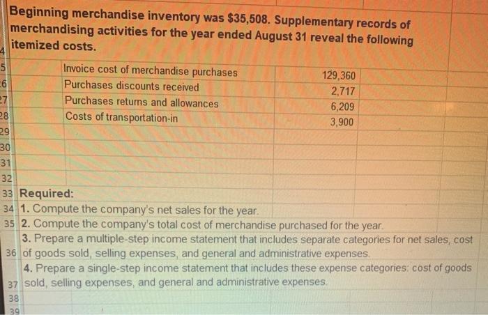 its fiscal year-end, follows. It categorizes the following accounts as selling expenses: