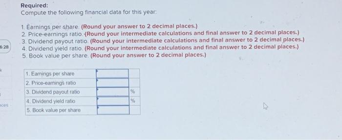 31 appear below The company did not issue any new common stock