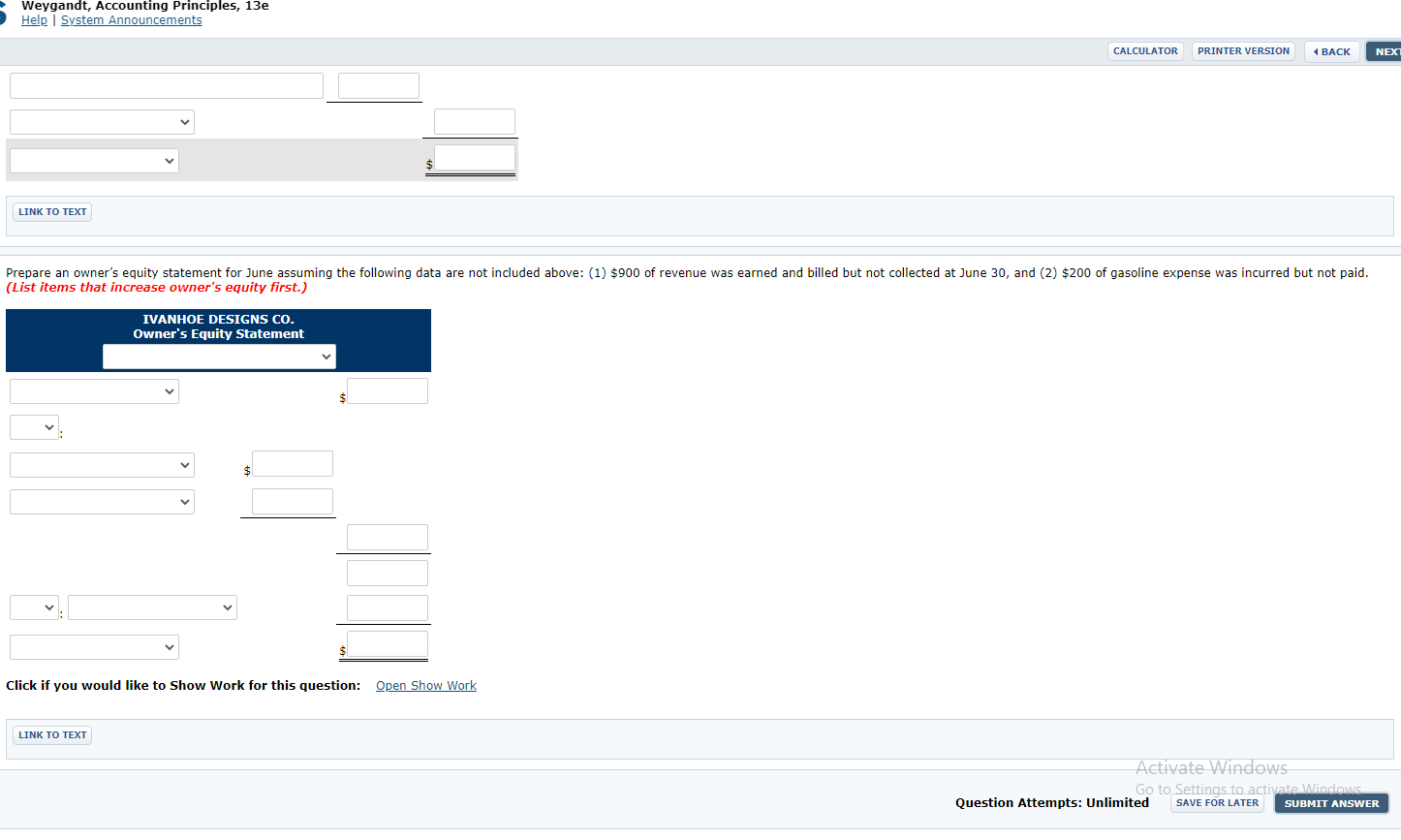 June 1, Helen Martin started Ivanhoe Designs Co., a company that provides