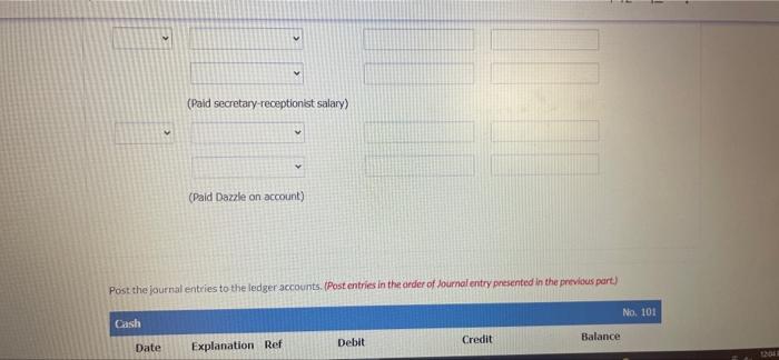 the following events and transactions occurred Apr. 1 1 2 3 10