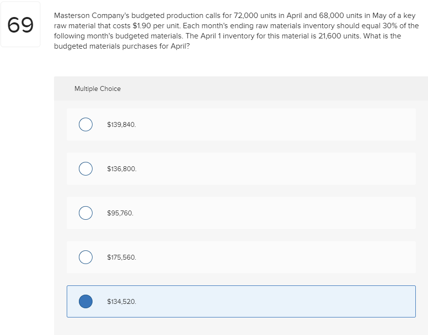 NO EXPLANATION NECESSARY, just the final answer for 4 MC questions, it