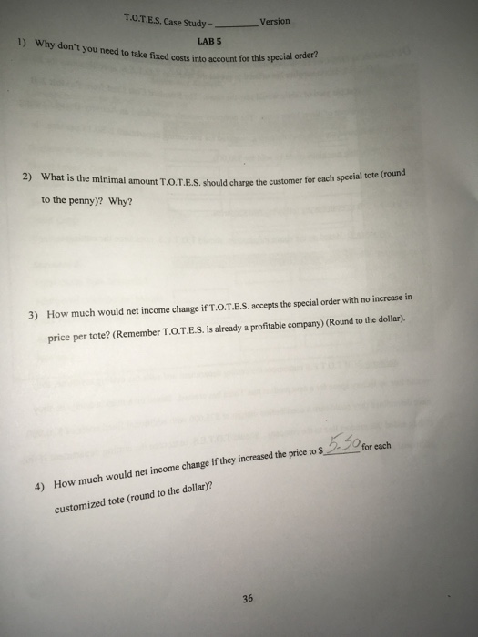 demand month for the ToT.Es. product. Consequently, the Historically, closer to full
