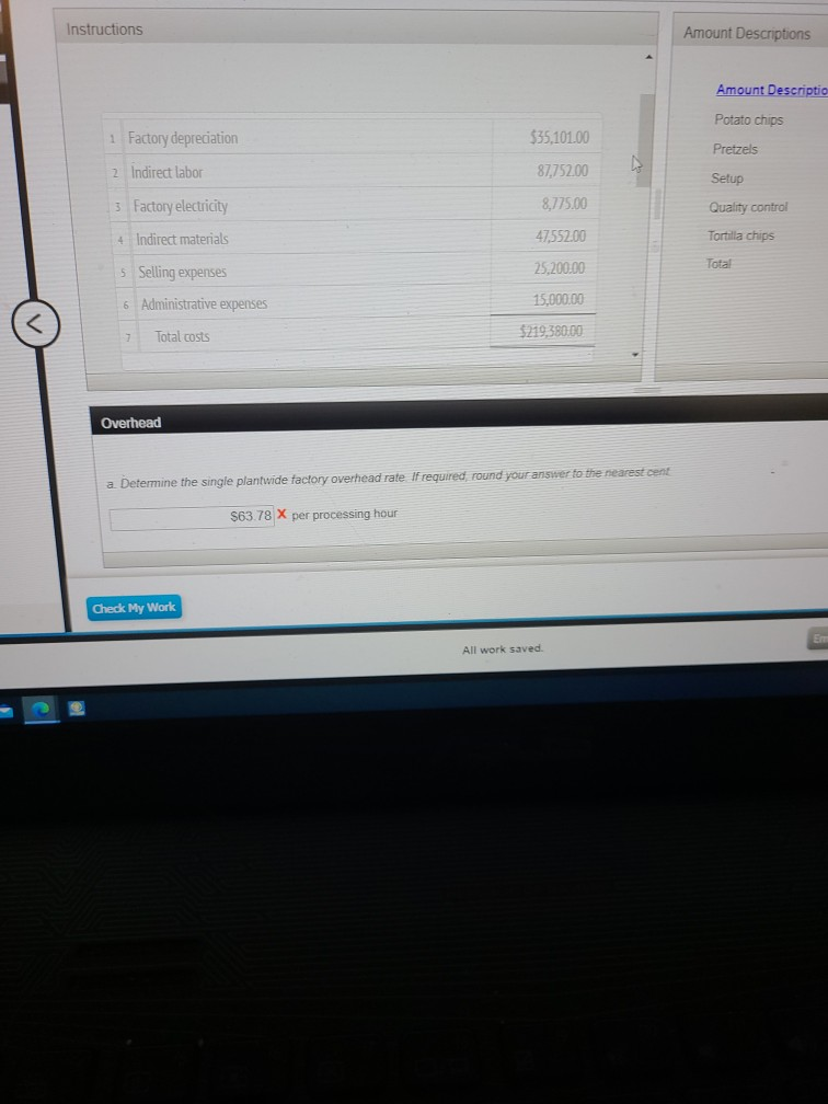  I am having problems determining part a. I have multiplied the