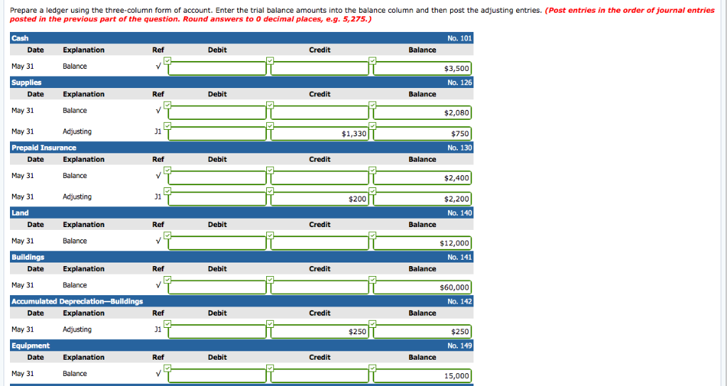 of everything I have completed in case you need to reference it.