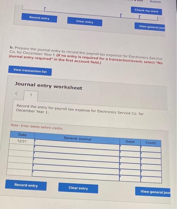 Saved Help Save & Exit Submit 1 Check my work Electronics Service