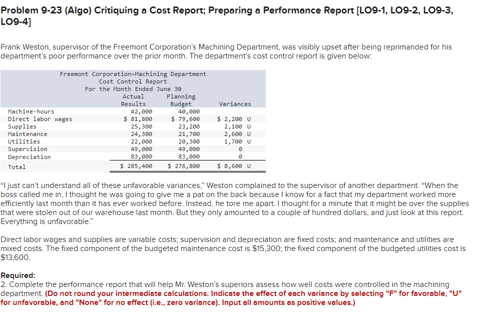 [LO9-1, LO9-2, LO9-3, LO9-4] You have just been hired by FAB Corporation,