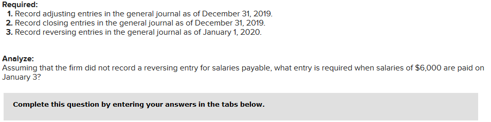 and reversing entries. LO 13-4, 13-5, 13-7 Healthy Eating Foods Company is