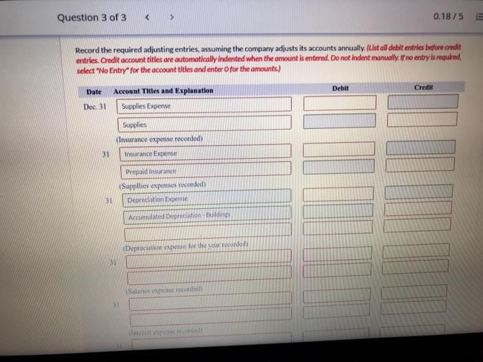 and adjustment data: 1 2. 3 4. 5. 6 A 12- month