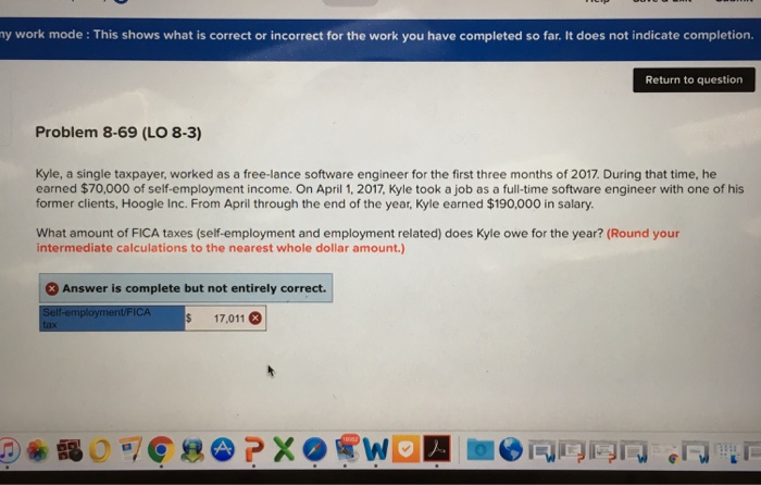 y work mode : This shows what is correct or incorrect