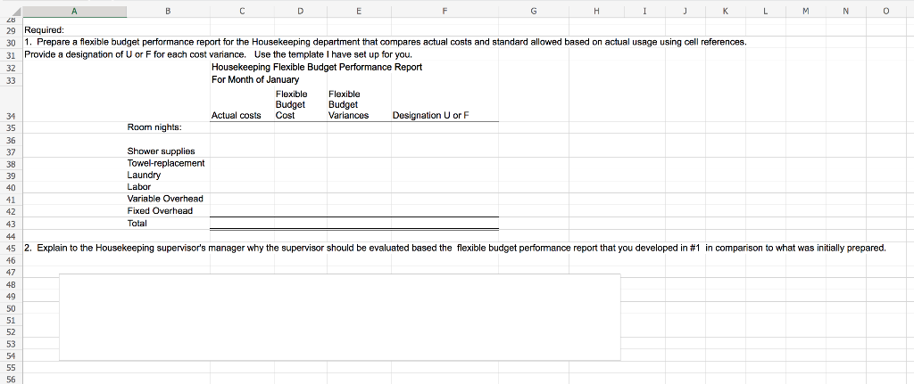 J OVOU AWN 1 Part 3 2 The supervisor of housekeeping for