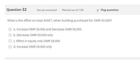 p Flag question of Owner's equity is OMR 300,000 and liabilities are