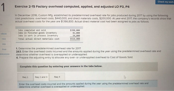  please help me with number 2&3 Check my work Exercise 2-15