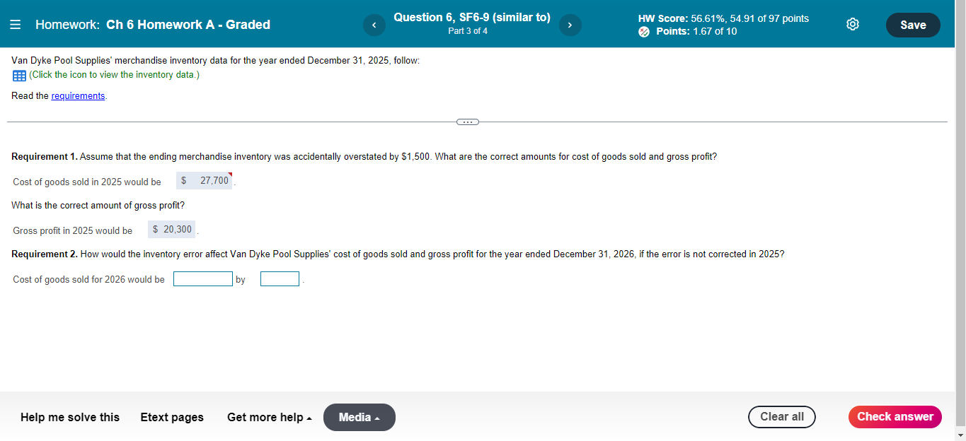 = Homework: Ch 6 Homework A - Graded Question 6, SF6-9