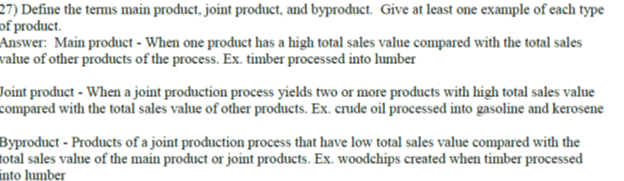  39) The sales value at splitoff method allocates joint costs to